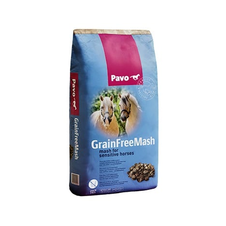 Pavo GrainFreeMash_15KG_Fiberrik mash för känsliga hästar