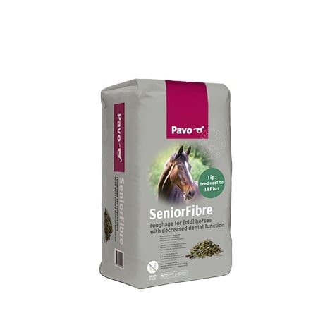 Pavo SeniorFibre_12KG_Forraje para caballos (seniors) con función dental disminuida