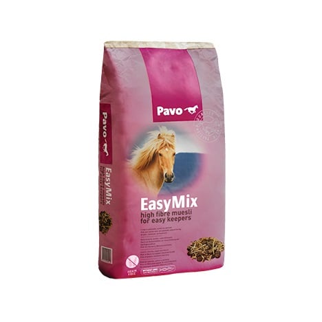 Pavo EasyMix_15KG_MUESLI RICO EN FIBRA PARA “EASY- KEEPERS" (CABALLOS CON TENDENCIA AL SOBREPESO)