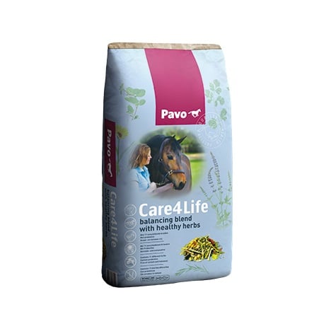 Pavo Care4Life_15KG_Vezelrijke kruidenmuesli voor een gezond paard