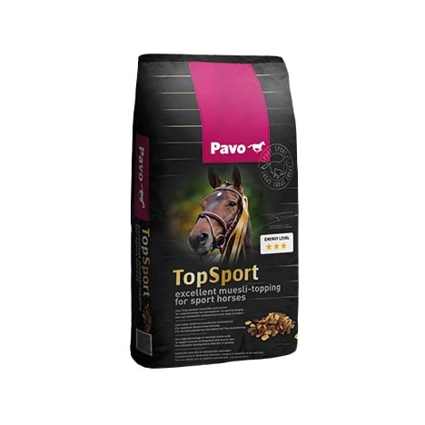 Pavo TopSport_15KG_Muesli-topping voor een gespierd paard en maximaal vermogen