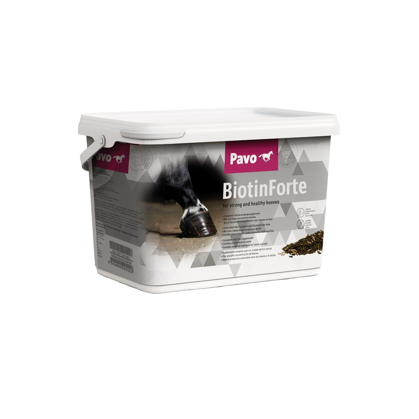 Pavo BiotinForte_3KG_Voor sterke en elastische hoeven