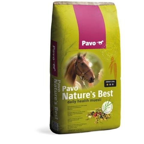 Pavo Nature's Best_nullKG_MUESLI SALUDABLE DIARIO PARA CABALLOS QUE HACEN EJERCICIO FÍSICO LIGERO Y MODERADO