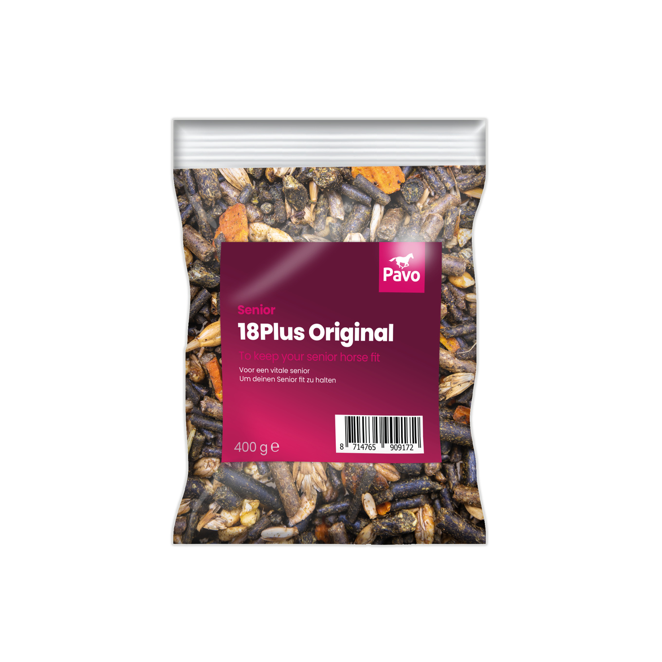Pavo 18Plus_0.4KG_Muesli voor een vitale senior