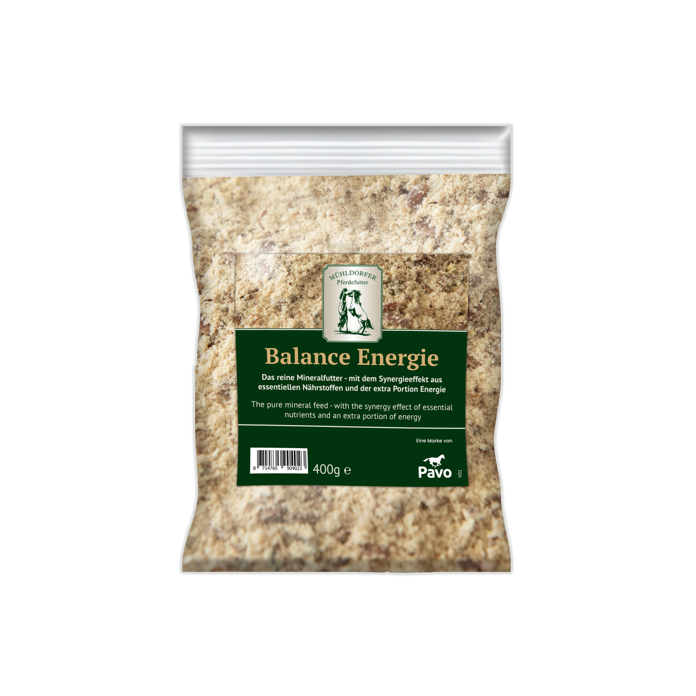 Mühldorfer Balance Energie_0.4KG_Das reine Mineralfutter – mit dem Synergieeffekt aus allen essentiellen Nährstoffen und der extra Portion Energie